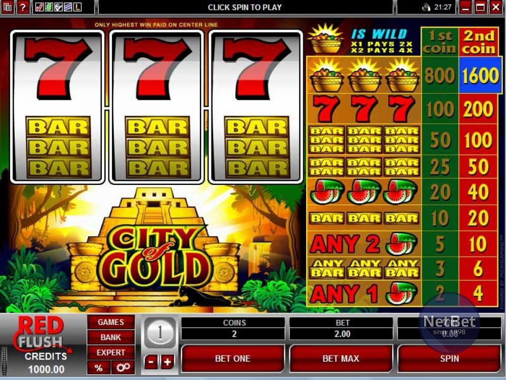 City of Gold Slot