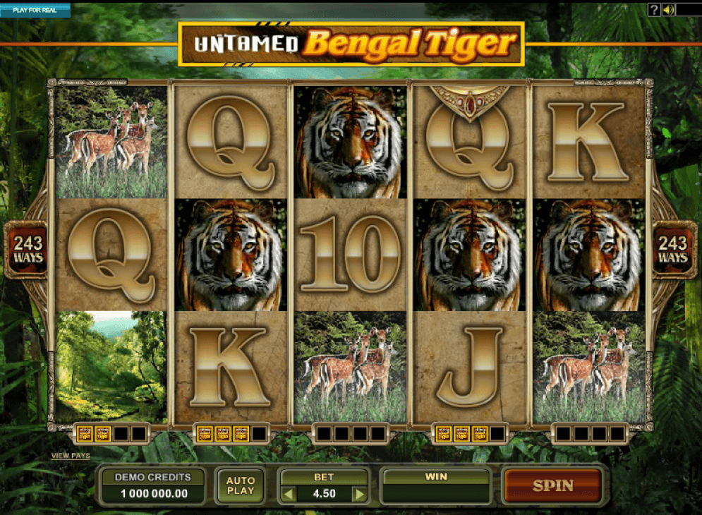 Untamed &ndash; Bengal Tiger Slot